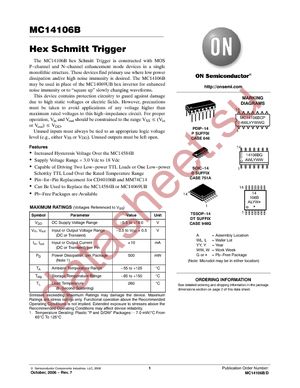 MC14106BCP datasheet  